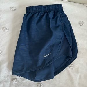 Nike dri-fit navy blue running shorts (women’s small)